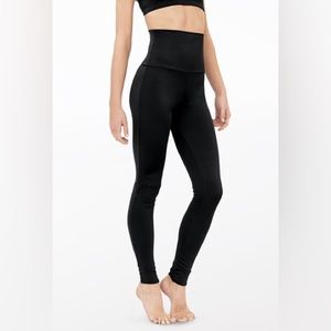 Balera Dance High Waist Black Leggings Size Small